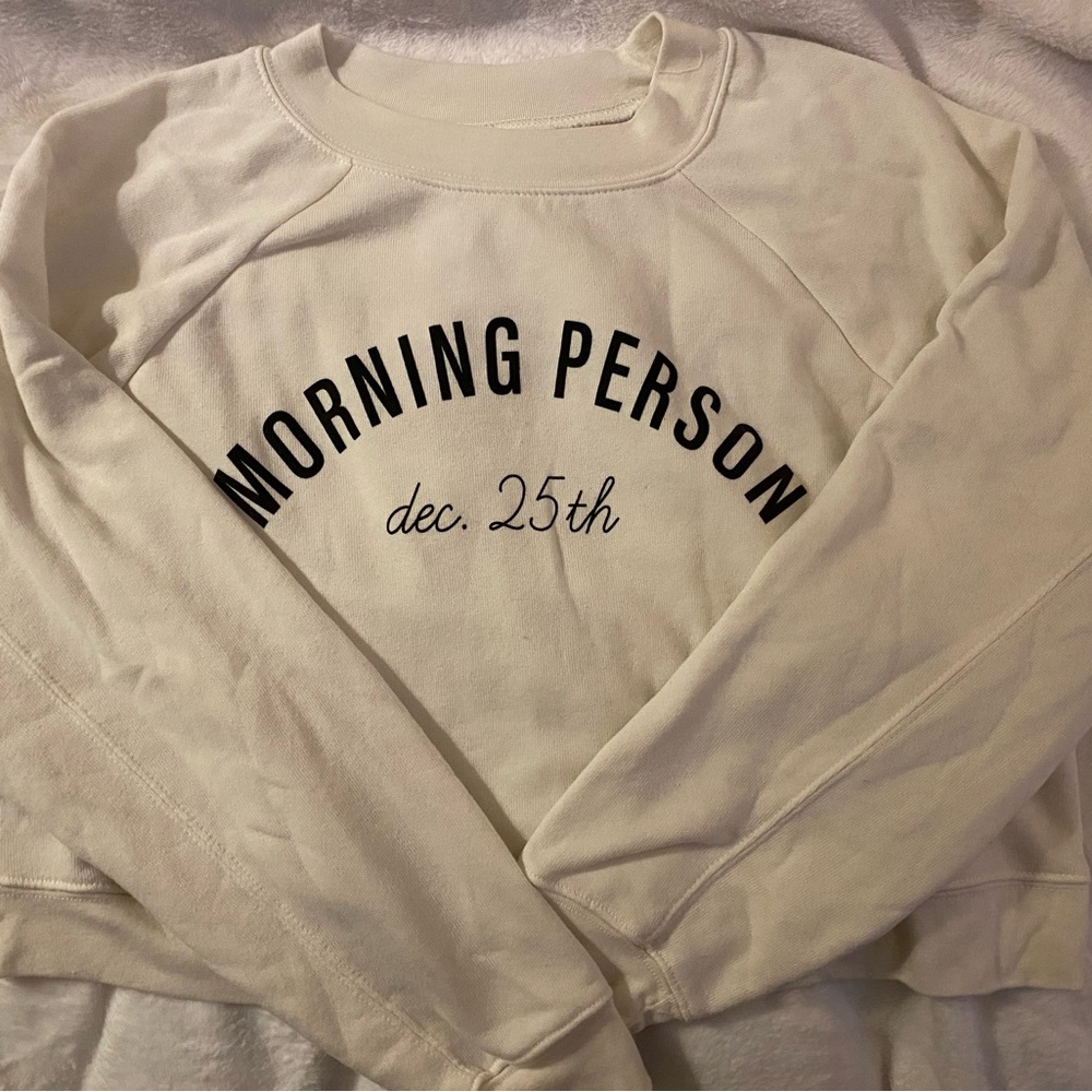 Christmas Morning Person Crewneck size M $10
